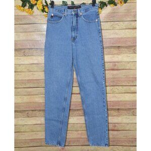 Vintage 90's Guess 052 High Rise Classic Fit Tapered Blue Jeans Size 29 USA Made